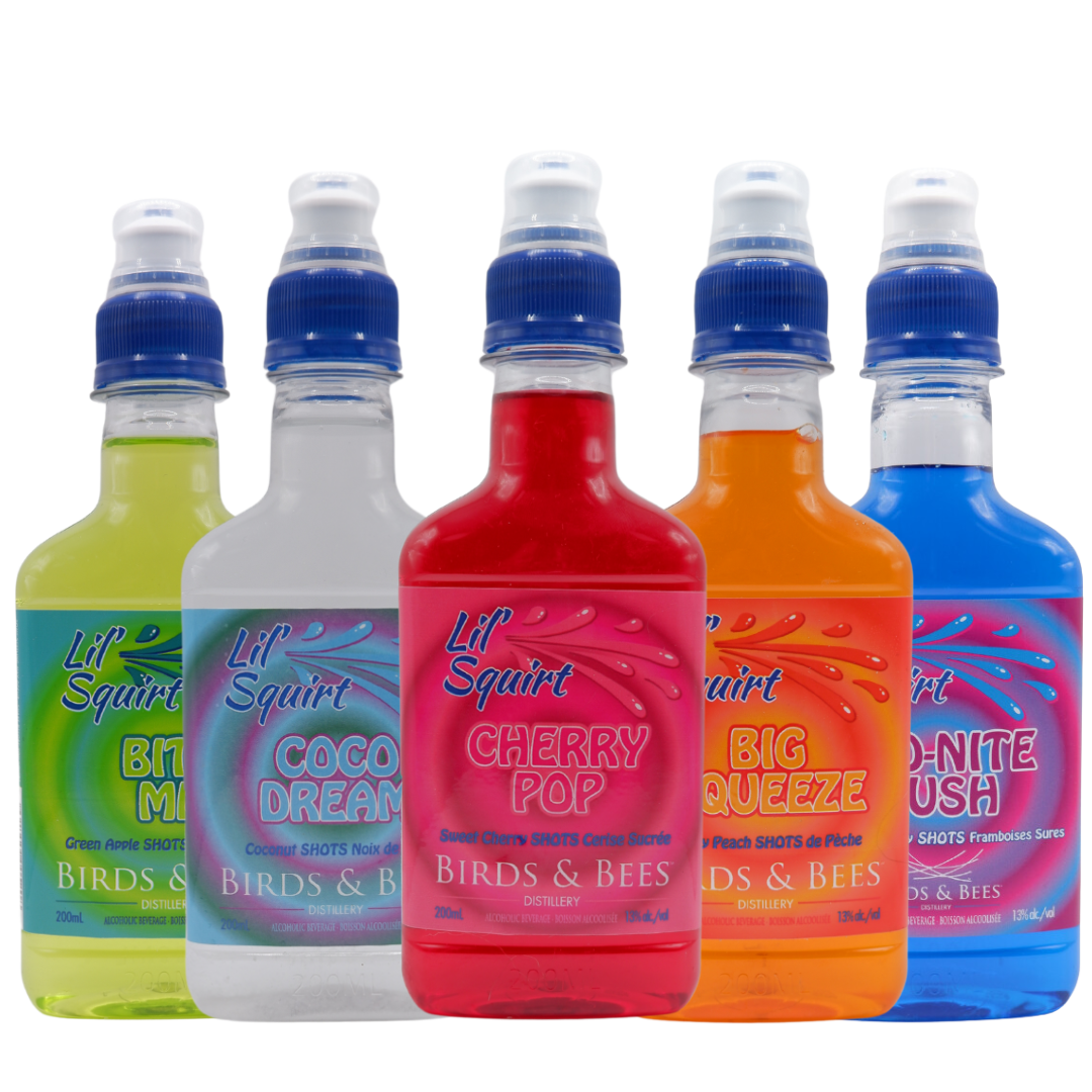 Vodka Mixers Variety Pack - Little Squirts - Ready to Drink (5)