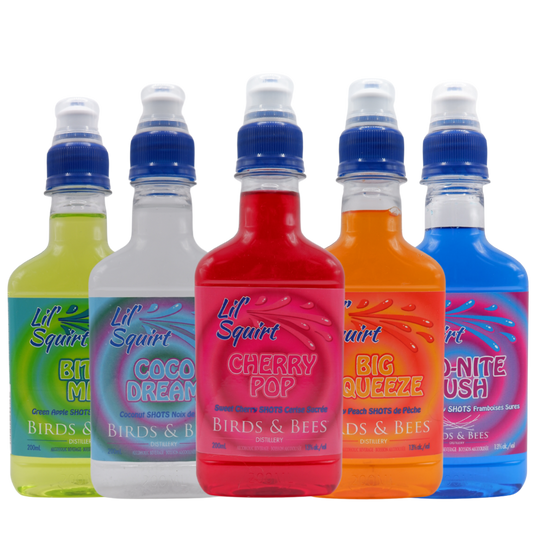 Vodka Mixers Variety Pack - Little Squirts - Ready to Drink (5)