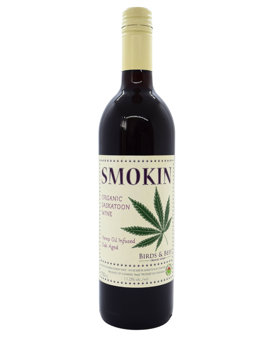 Organic Hemp Infused Saskatoon Wine