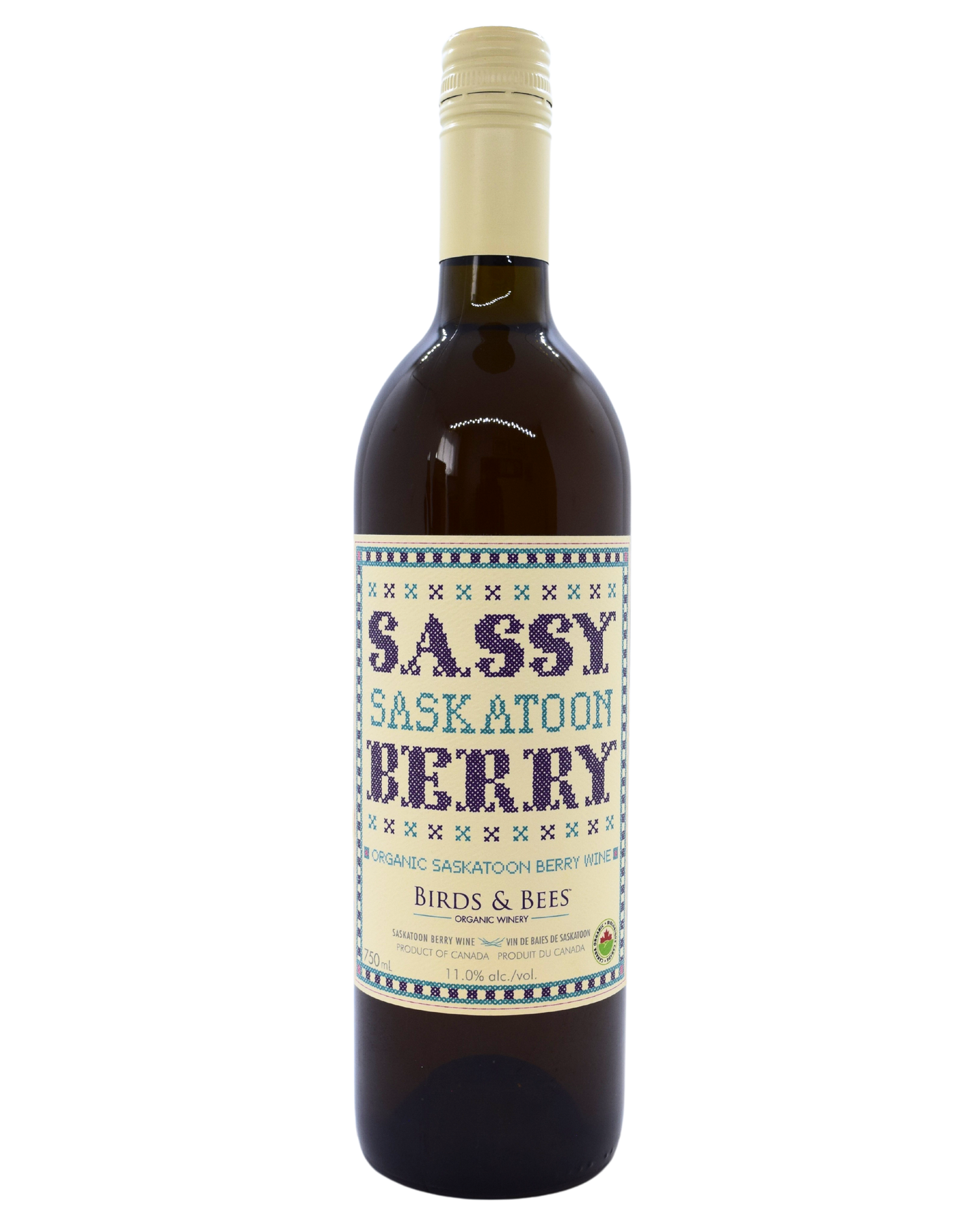 Organic Saskatoon Berry Wine