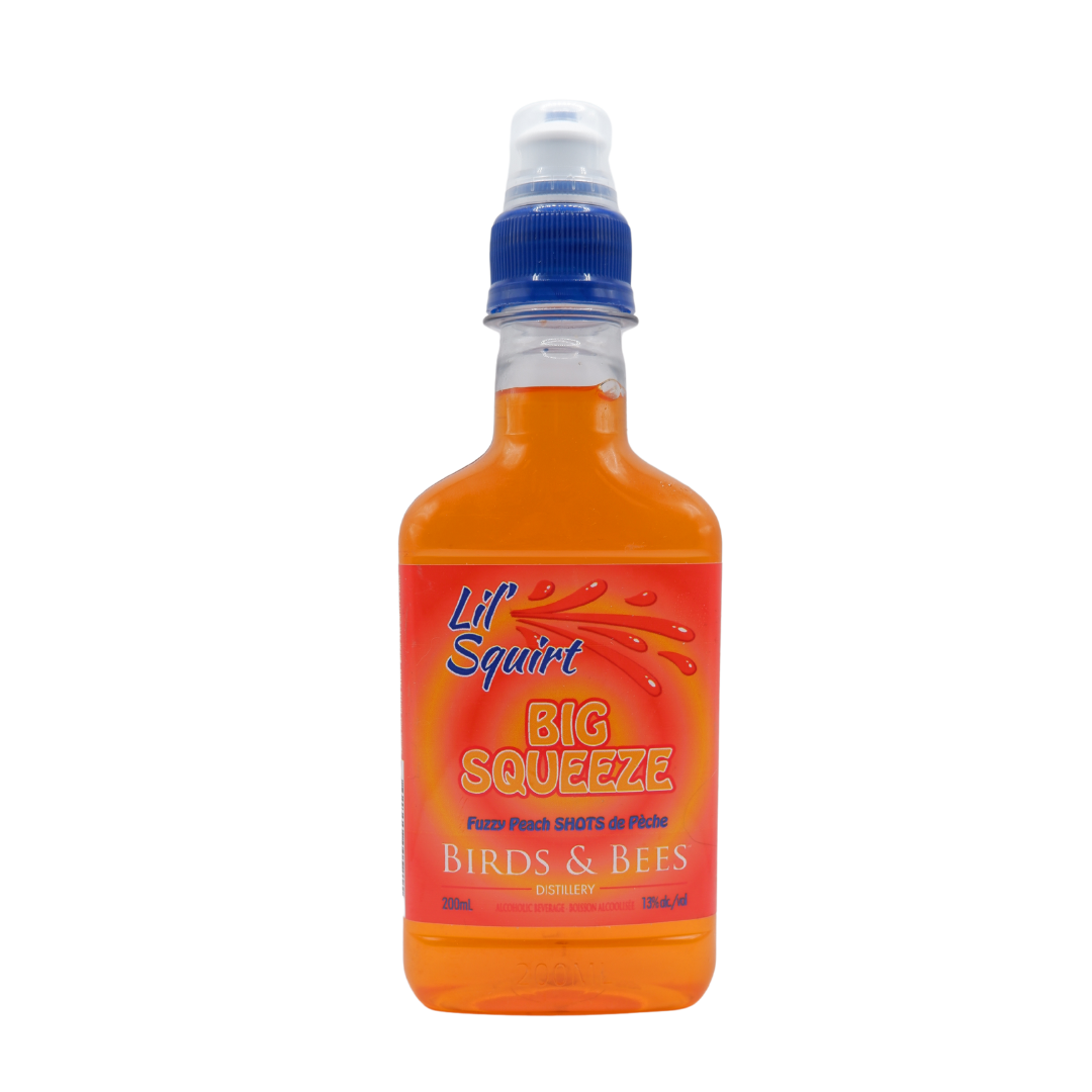 Lil' Squirts Vodka Mixer Big Squeeze Fuzzy Peach Case