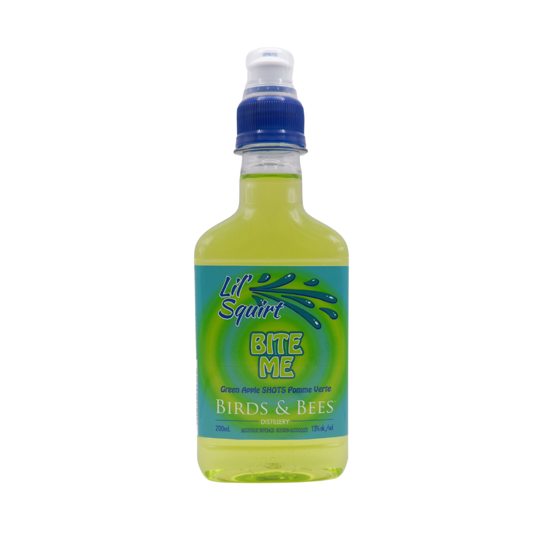 Lil' Squirts Vodka Mixer Bite Me Green Apple Case